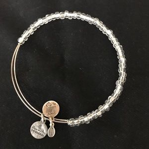 Alex and Ani silver beaded bracelet